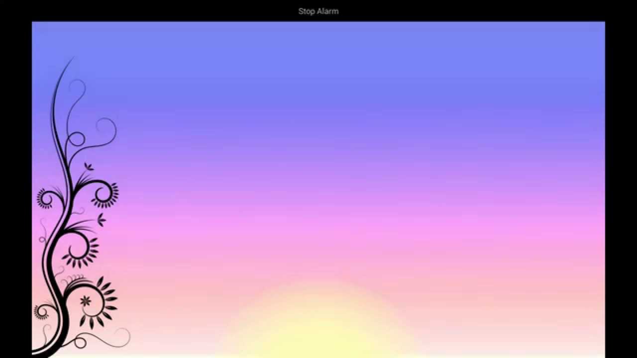 Electric Dawn Alarm Clock on Samsung Galaxy Tab S 8.4 YouTube