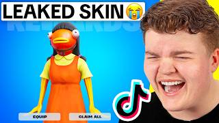 Reacting To *IMPOSSIBLE* Fortnite Try Not To LAUGH!