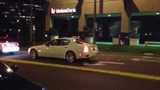 Maserati Quattroporte in Bellevue, Washington. Loud exhaust!