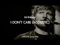 แปลเพลง I Don&#39;t Care (Acoustic) - Ed Sheeran [Lyrics Eng] [Sub Thai]