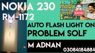 Nokia 230 back flash light wasy solution