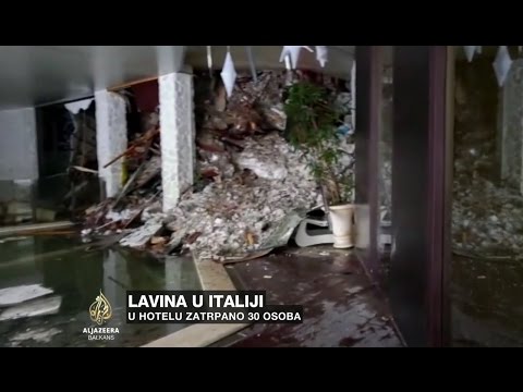 Snježna lavina obrušila se na hotel u Italiji