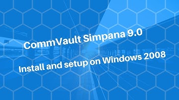 DIY CommVault Simpana 9.0 tutorial (STEP BY STEP GUIDE) #getajobinit