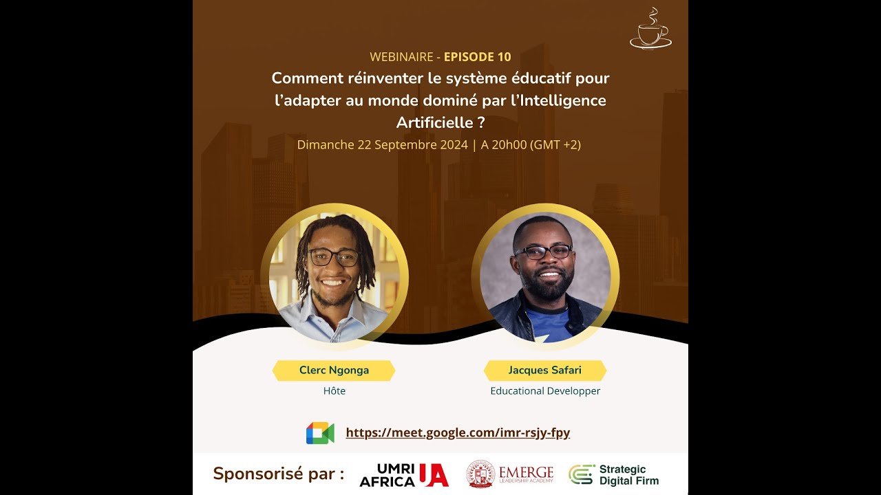 Miniature de Webinaire 10 : Comment intégrer l'Intelligence Artificielle dans l'éducation ?