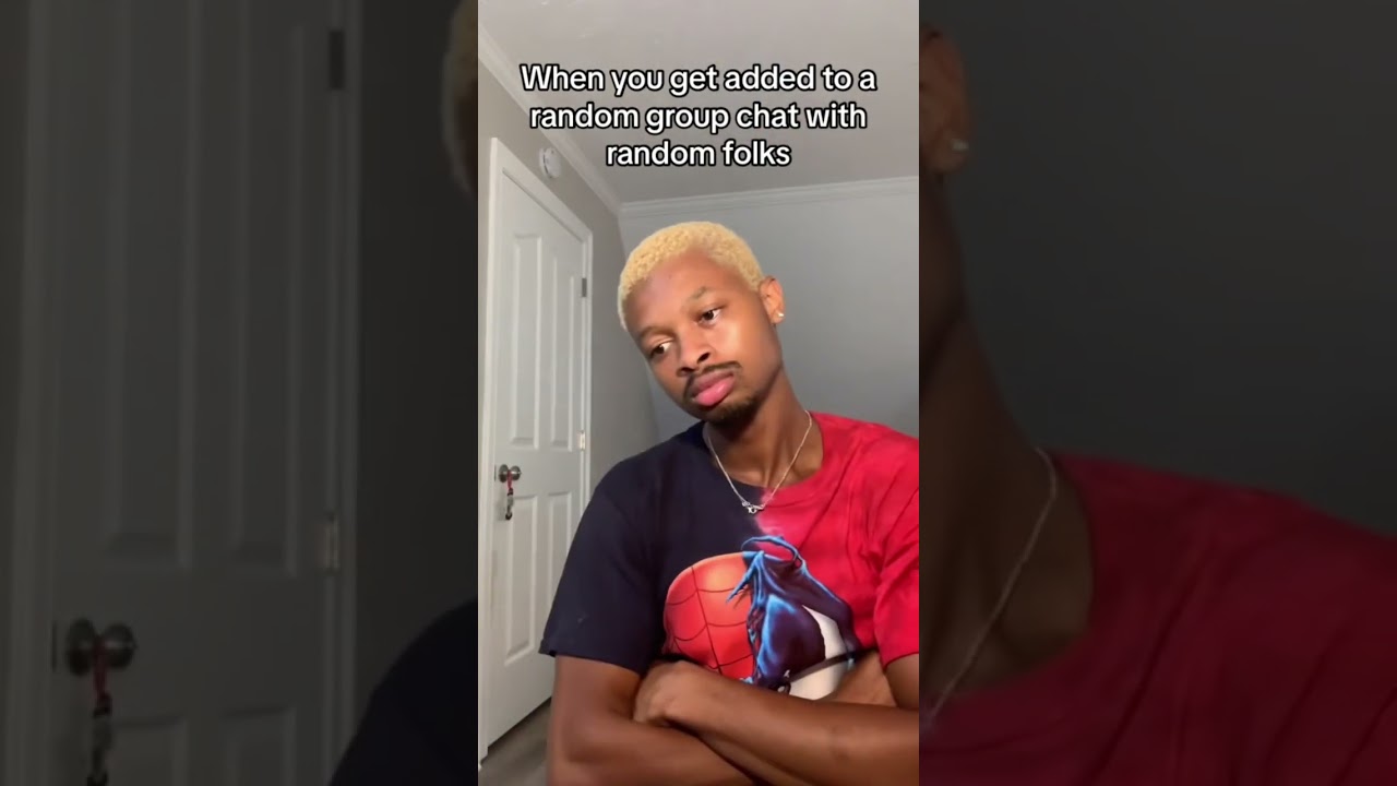 When You Get Added To A Random Group Chat😭💀