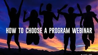 Webinar | How To Choose a Summer Program for Teens | Rustic Pathways