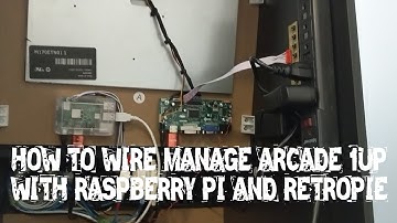 HOW TO WIRE MANAGE ARCADE 1UP CABINET WITH RASPBERRY PI AND RETROPIE