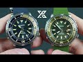 Olive Green & Deep Blue Seiko Tuna Safari - SRPF83K1 & SRPF81K1 | Hands-on Review