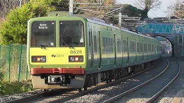 Irish Rail 8520 Class Dart Train 8628 - Seapoint Station, Dublin