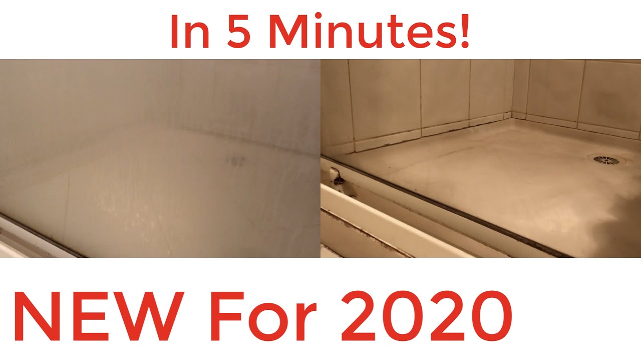How to Clean Shower Glass Door (In 5 Minutes) How to Remove Soap Scum