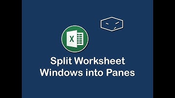 ms office excel split worksheet windows into panes