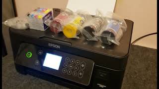 XP-4105 SUBLIMATION SETUP WITH CHIPLESS FIRMWARE!! (CHEAP AND EASY!!)