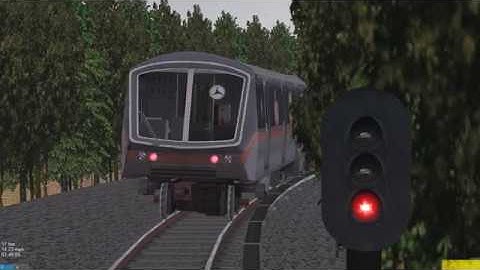 OpenBVE: Testing out the new SOAC Train on the Franklin Avenue Shuttle