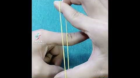cách làm ảo thuật cực dễ với dây thun