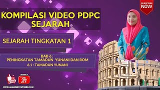 SEJARAH TINGKATAN 1 : BAB 6.1 TAMADUN YUNANI