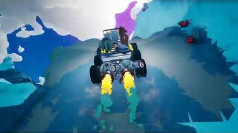 ASTRONEER flying off planet in a large rover!