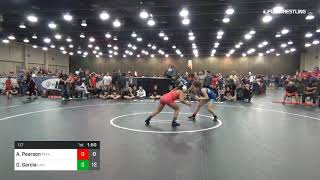 117 Lbs Rr Rnd 2 Aja Pearson Texas C Vs Danielle Garcia California Blue