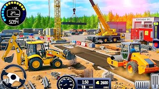 ハイウェイシティロードビルダー建設2025 - リアルな掘削機積載シミュレーター3D - Androidゲームプレイ screenshot 3