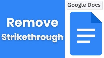 How to Remove Strikethrough in Google Docs