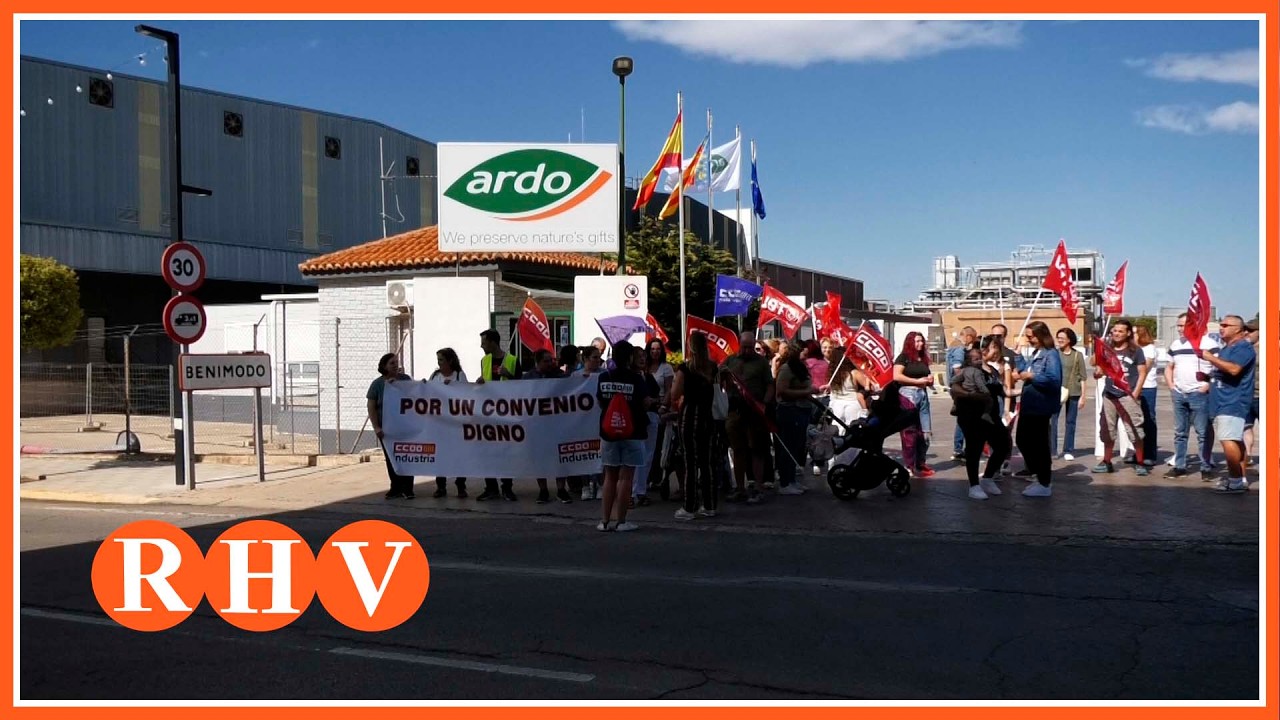Ardo Benimodo | Els treballadors reclamen l’actualització del conveni de conserves vegetals