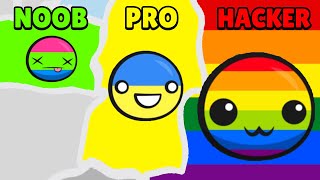 🤢 NOOB 😎 PRO 😈 HACKER | Country Balls Io: Battle Arena | Download Play Store APK screenshot 4