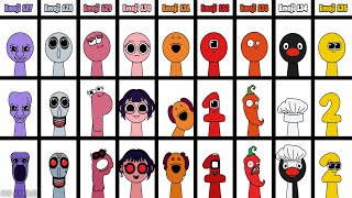 Runki Oc Emoji 135 - Two From Numberblocks