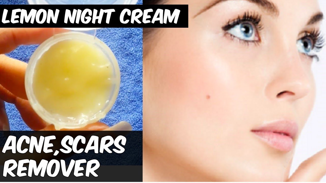 Lemon NIGHT CREAM remove your ACNE,SCARS and WRINKLES(100% result) IN