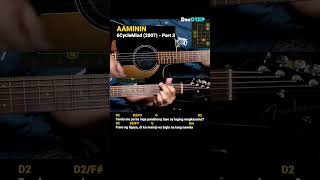 Aaminin - 6cyclemind (2007) Easy Guitar Chords Tutorial with Lyrics Part 3 SHORTS REELS