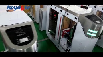 KY1431 flap barrier auto gate for ticketing&qr code scan ticket gate