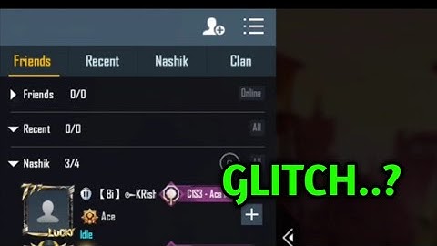 FRIEND LIST GLITCH BGMI - NEW GLITCH IN BGMI