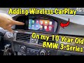 Bmw srie 3 e90 e92 mise  niveau carplay sans fil cic  installation complte diy