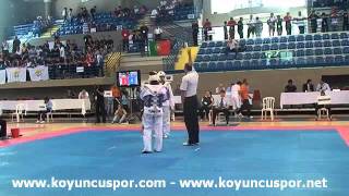 68Kg Yaprak Eris (Tur) - Popovic Andjela (Mne) (18Th Europen Junior Tkd Championships)