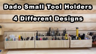 Small Tool Organizers - Learn To Make Dado Boxes - Small Wood Shop Series