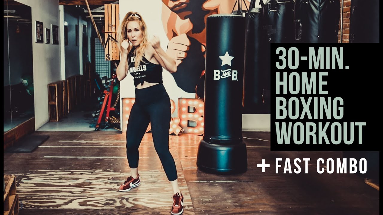 HOME BOXING WORKOUT & FAST COMBO IN BOXING YouTube