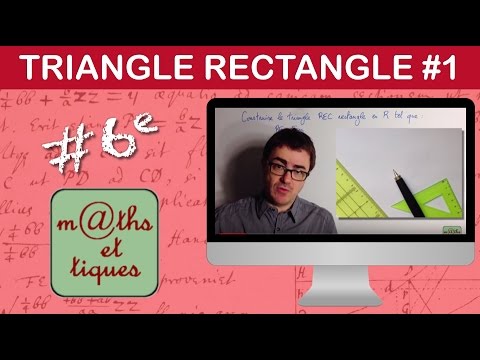 Vídeo: Com Dibuixar Un Triangle Rectangle