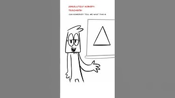 Triangle 😤 (Animation Meme) Anim: RedFlowerCrown #shorts