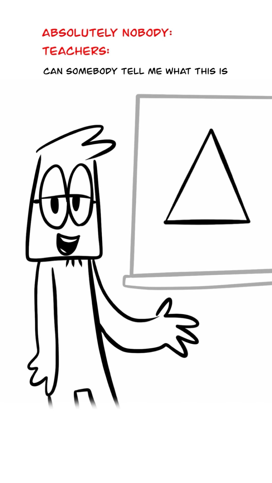 Triangle ? (Animation Meme) Anim: RedFlowerCrown #shorts