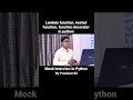 What is lambda function in python? Anonymous function. #python #lambda #interview