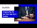 Bubble.io Tutorial: Progress Bar für User Sign Up (Deutsch)