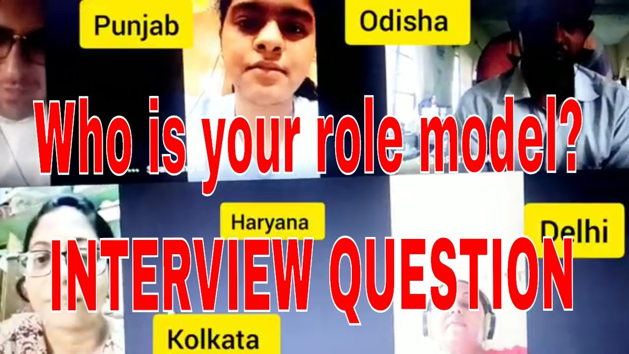 Who Is Your Role Model Interview Question Who Is Your Ideal Person And Why Youtube