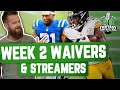 Fantasy Football 2020 - Week 2 Waivers + Full Stream Ahead, Spicy Toes - Ep. #941