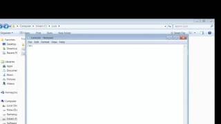 How to Lock Folders with Notepad