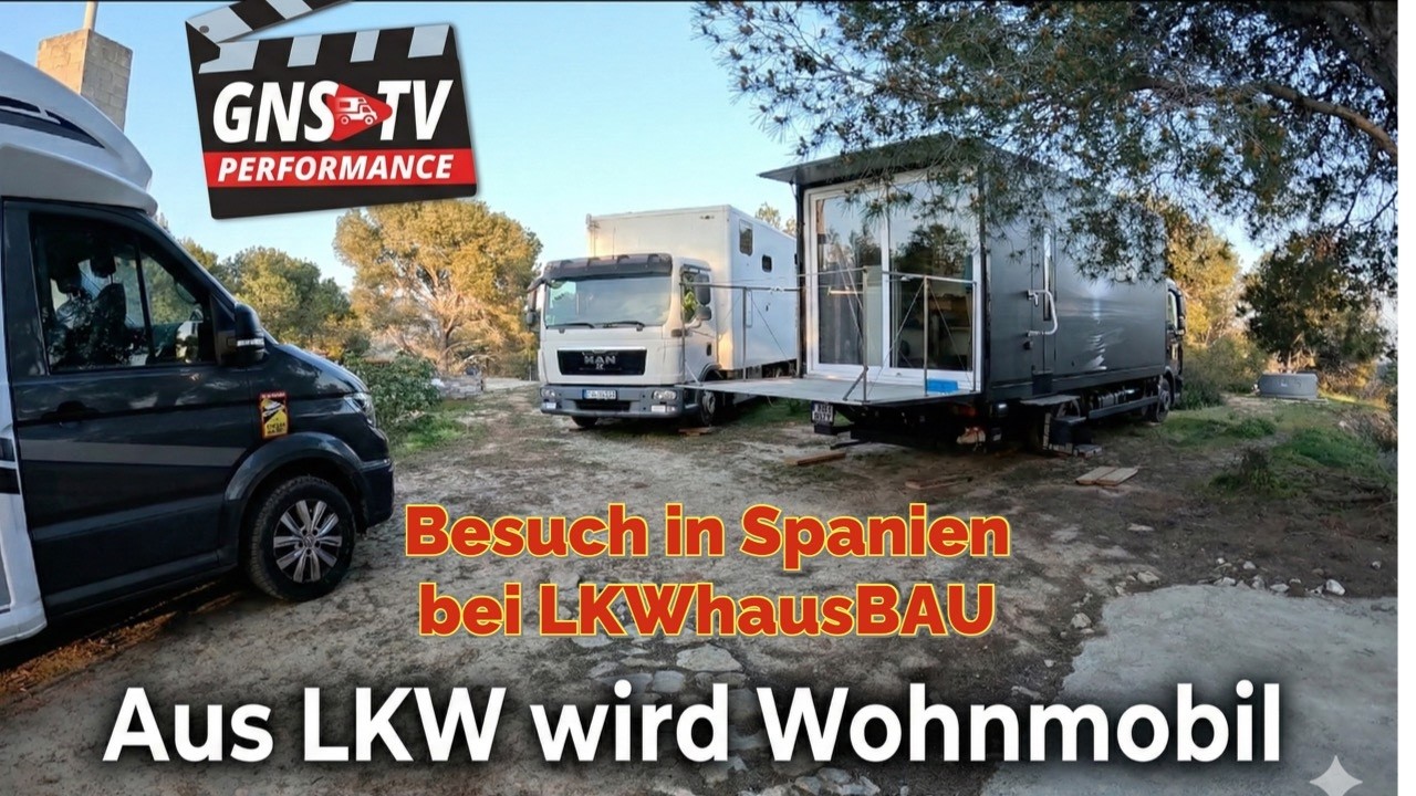 LKW 7,5 wird Wohnmobil bei LKWhausBAU.de 🇪🇸 😀 Wolfgang ist Happy! Guido zu Besuch in Spanien🇪🇸