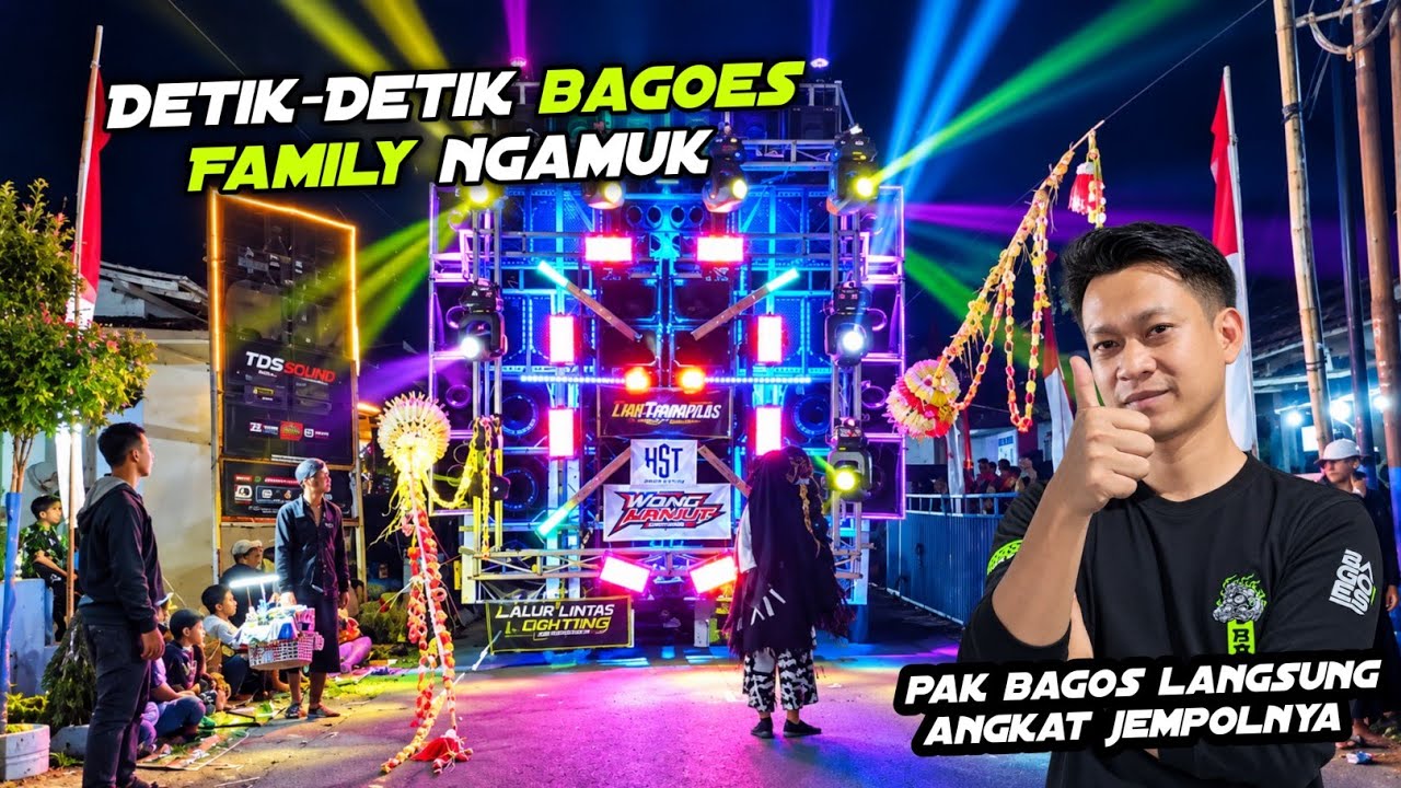 Detik-detik Bass Tobrutnya Bagoes Family Ngamuk🔥Penonton kocar kacir 
