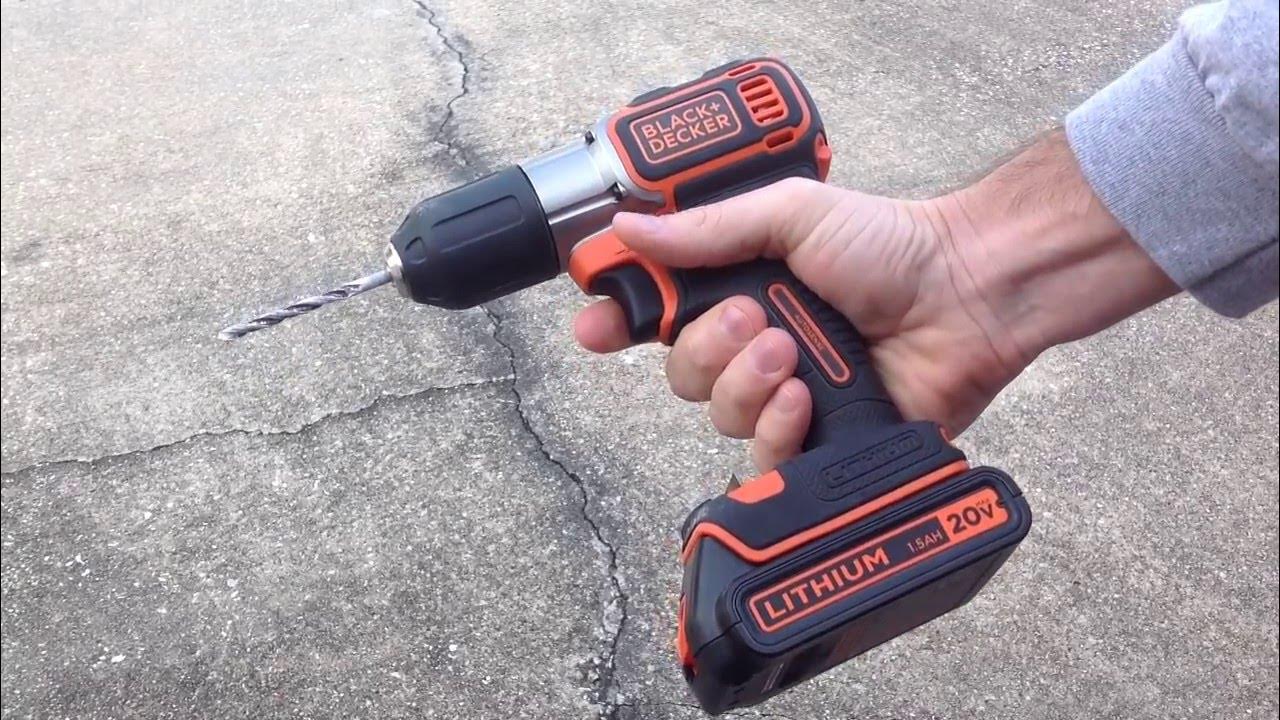 Review Black And Decker ldx120 drill 