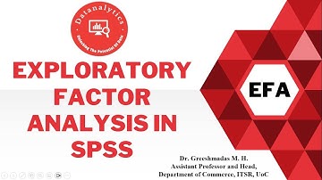 Exploratory Factor Analysis (EFA) in SPSS - Explanation and Interpretation ||SPSS || Analysis || EFA