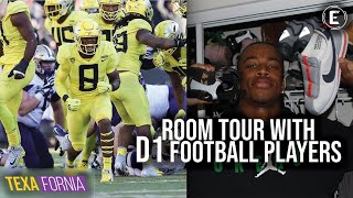 ROOM TOUR WITH D1 ATHLETES / Texafornia Episode 1