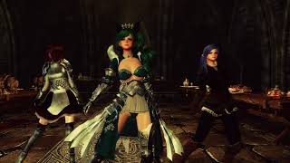 Elder Scrolls V Skyrim Dance Together Mmd - Thriller