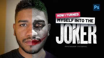 How I turned myself into the #JOKER - Photoshop Tutorial [Step-by-Step]