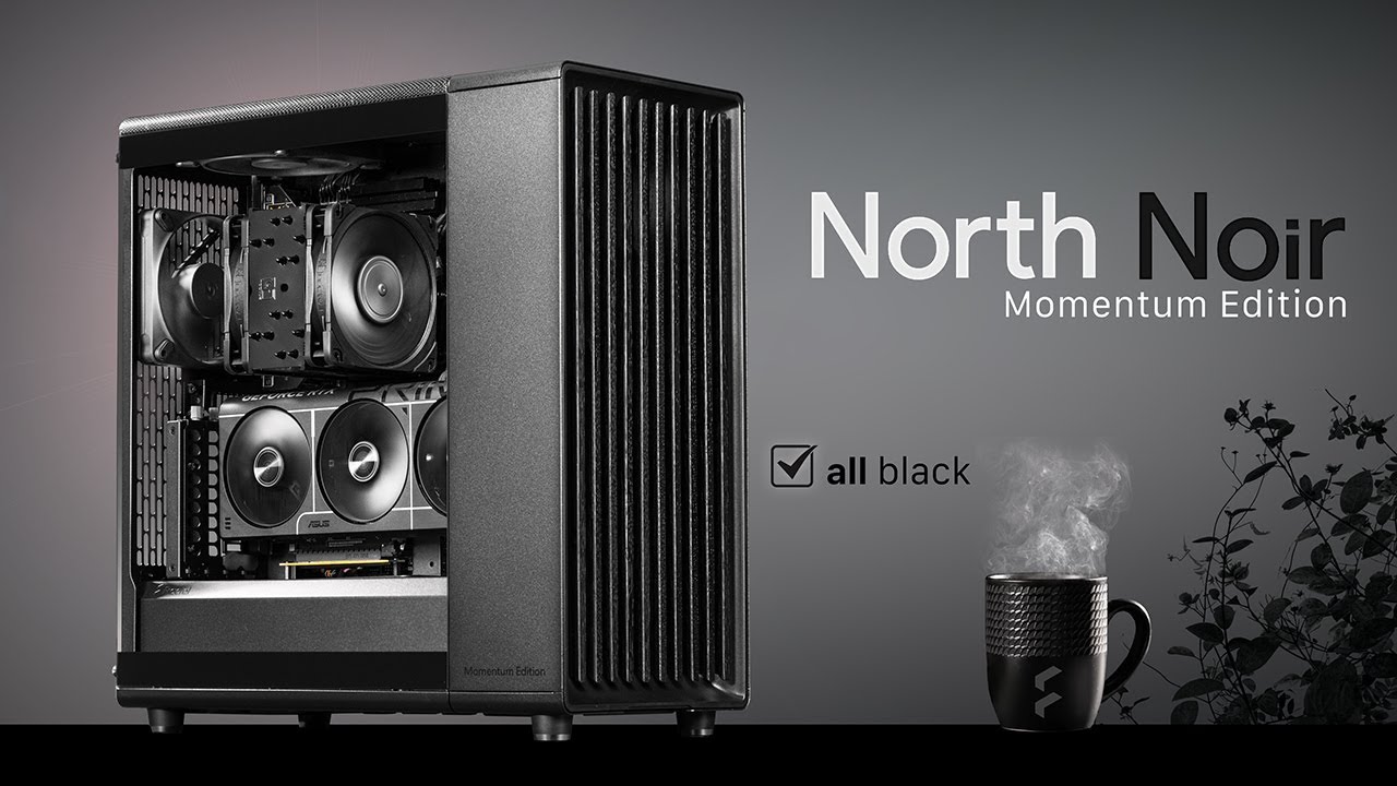 Fractal Design Went Dark... | North Momentum Edition Blackout PC Build | RTX 5080